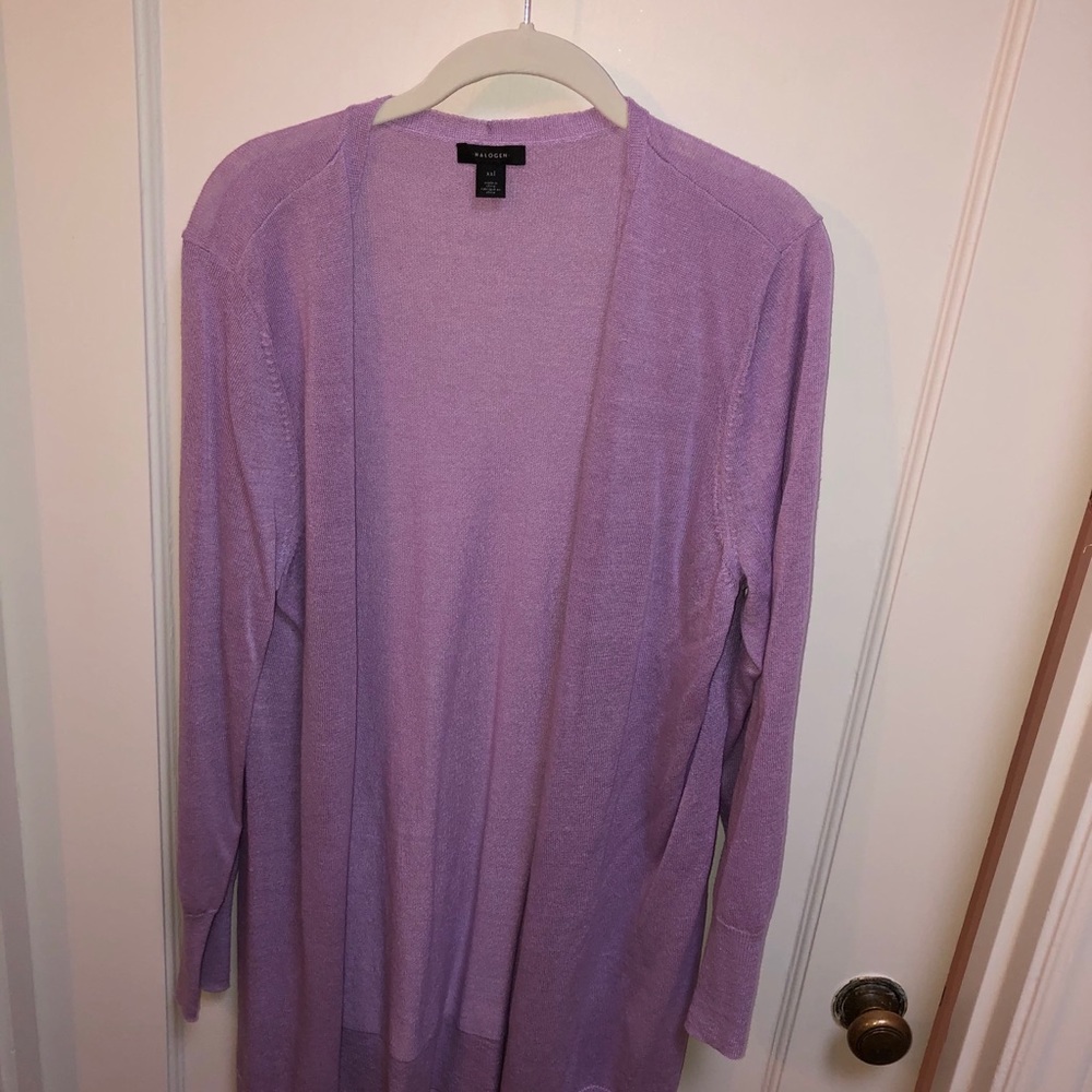 Lavender cardigan